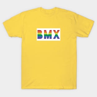 gay pride BMX lgbtqia T-Shirt